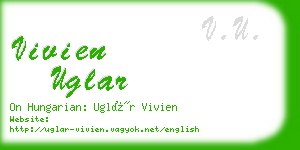 vivien uglar business card